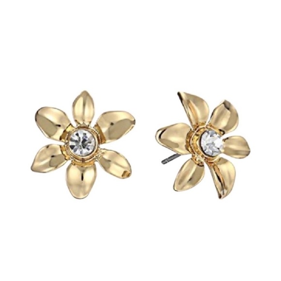 KATE SPADE • Gold Lovely Lillies Earrings - Picture 1 of 3